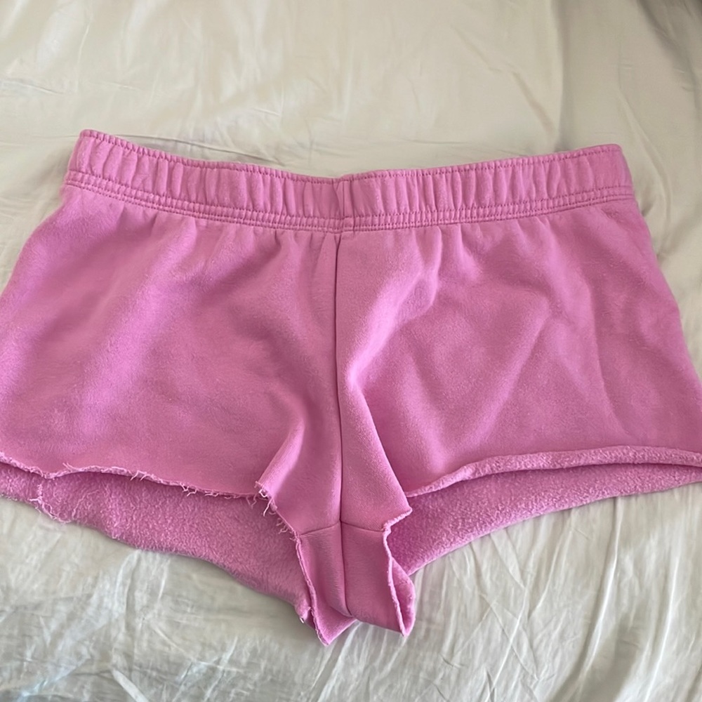 pink pacsun low rise sweatshorts